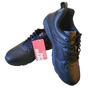 *NEW* Non Slip Work Shoes for Men Size US 11 Hisea - Black